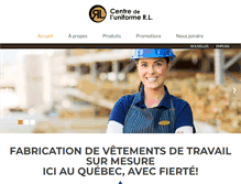 Tablet Screenshot of centredeluniformerl.com